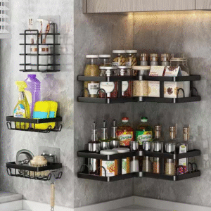 5 In 1 Metal Bathroom Shelves Set