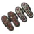 Acupressure Foot Massage Slippers for Men and Women – Acupuncture Therapy Reflexology Massager Shoes with Foot Acupoint Stimulating Rollers – Pain Relief, Foot Care, Plantar Fasciitis Support, Detox and Muscle Relaxation Slippers